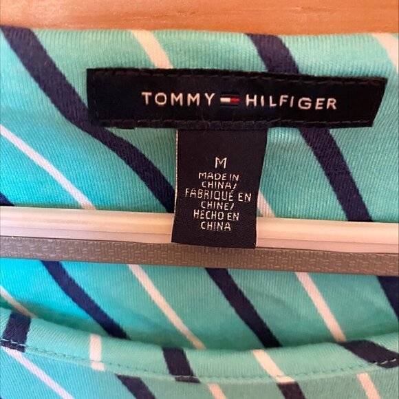 NWT Tommy Hilfiger Maxi Stripe Nautical Sleeveless Elastic Drawstring Dress - Picture 3 of 8